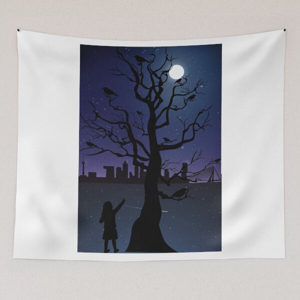 Item preview, Moonlight night under the Tree designed and sold by Mealamin.