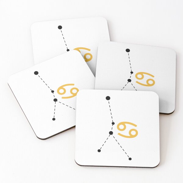Item preview, Cancer Zodiac Sign with Constellation (Black) designed and sold by Arianna Khalil.