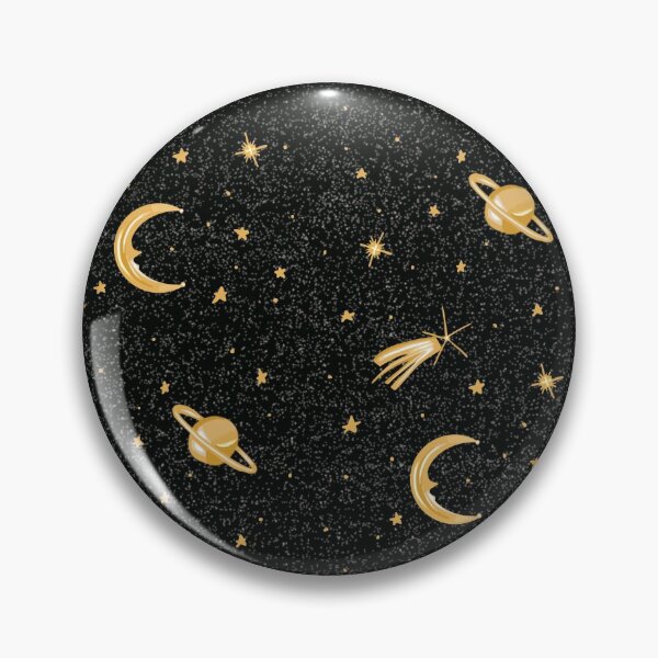 Item preview, Golden Planets with black sky designed and sold by muffinstandd.