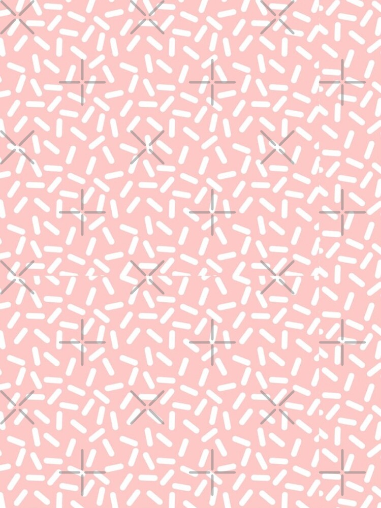 Aperçu 4 sur 4. Coque iPhone avec l'œuvre Pink and white design créée et vendue par Patternsonly.