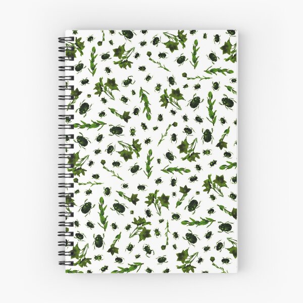 Item preview,  Scarabs and Plants Green Pattern designed and sold by zazuzanta.