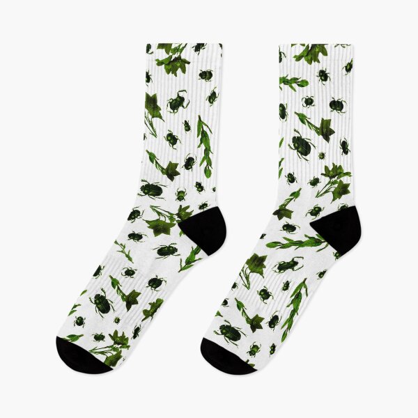 Item preview,  Scarabs and Plants Green Pattern designed and sold by zazuzanta.