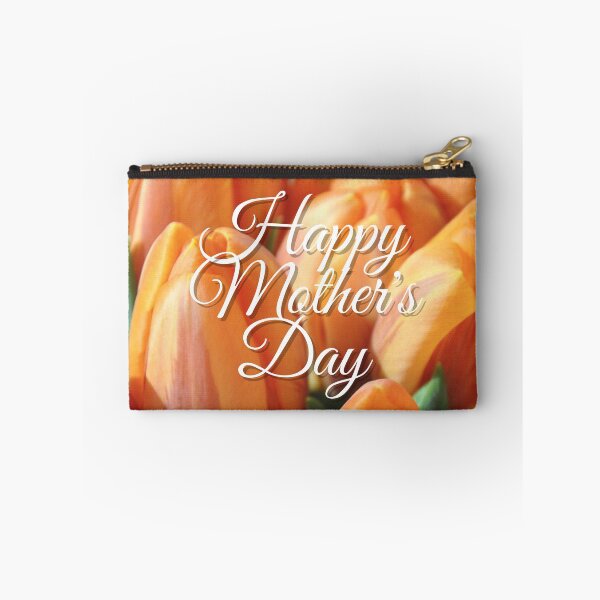 Item preview, Orange tulips with "Happy Mother's Day" designed and sold by archmar.