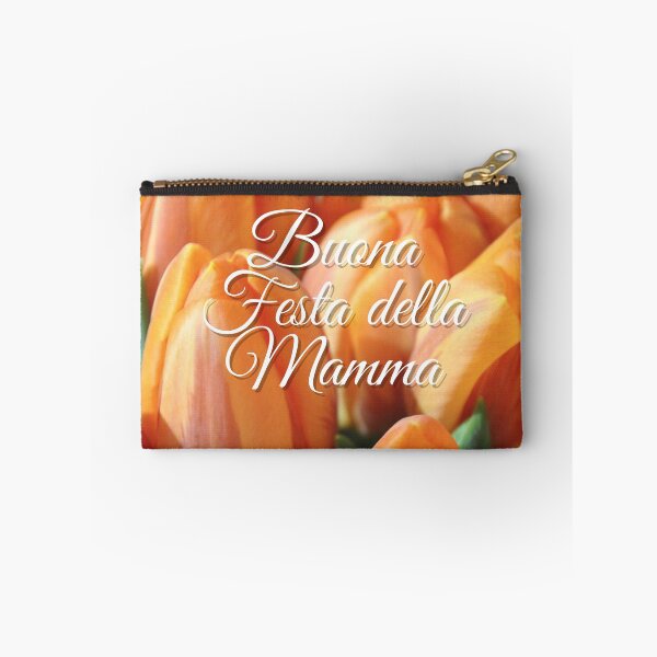 Item preview, Orange tulips with "Buona Festa della Mamma" designed and sold by archmar.
