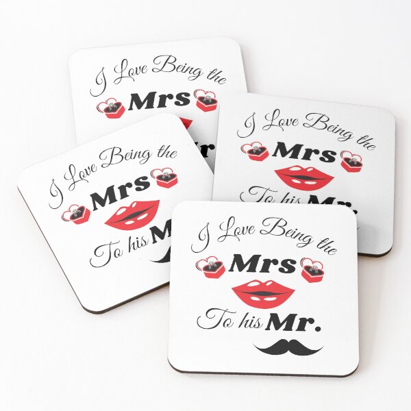 Item preview, I love being the Mrs. to his Mr. Wedding  and Proposal. designed and sold by EmmaBazz.