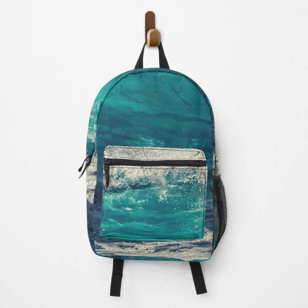 Item preview, Dark blue storm waves, ocean water beach with instagram like filter designed and sold by Sharitka.