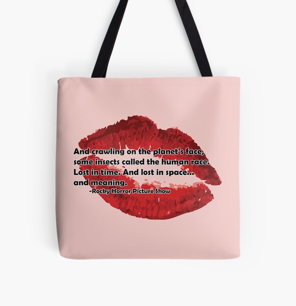 Rocky Horror Picture Show Quote All Over Print Tote Bag