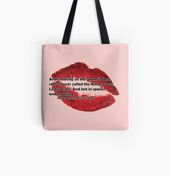Rocky Horror Picture Show Quote All Over Print Tote Bag