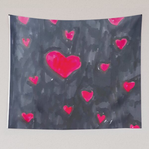 Item preview, Frame made of red hearts designed and sold by Ingahaliullina.