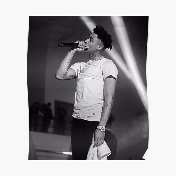 YoungBoy Never Black and White Poster