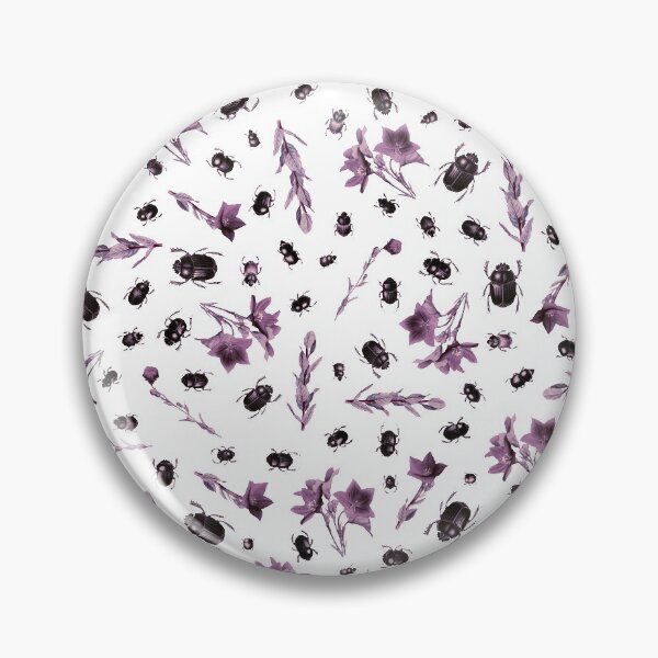 Item preview, Scarabs and Plants Violet Pattern designed and sold by zazuzanta.