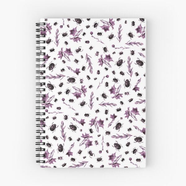 Item preview, Scarabs and Plants Violet Pattern designed and sold by zazuzanta.