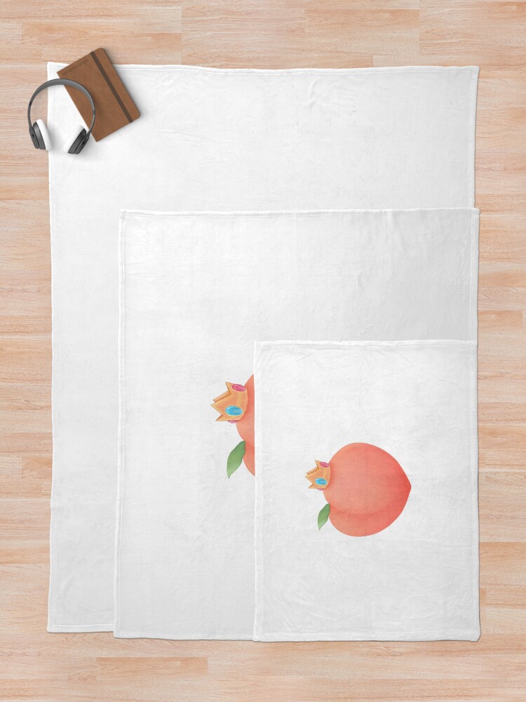 Princess peach best sale throw blanket