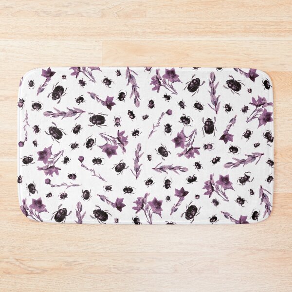 Item preview, Scarabs and Plants Violet Pattern designed and sold by zazuzanta.