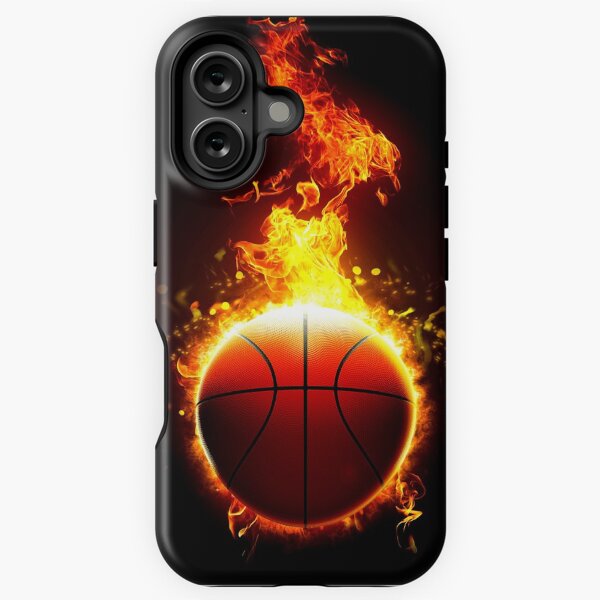 Item preview, Basketball on fire phone case designed and sold by LosersVictory.