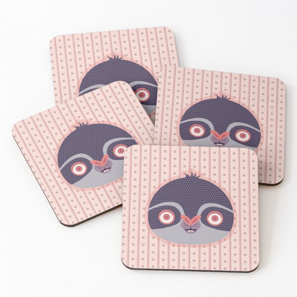 Item preview, Purple and Pink Sloth - Bolivianita Art - Graciela Mendez designed and sold by Graciela Mendez.