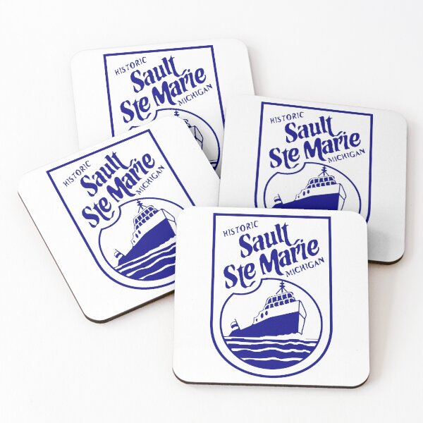 Item preview, sault ste marie michigan flag design designed and sold by cangurojoe.