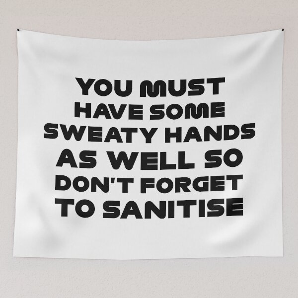 Item preview, Don't Forget To Sanitise (Black) - Funny Ver. Radio designed and sold by FilipeFerreira.