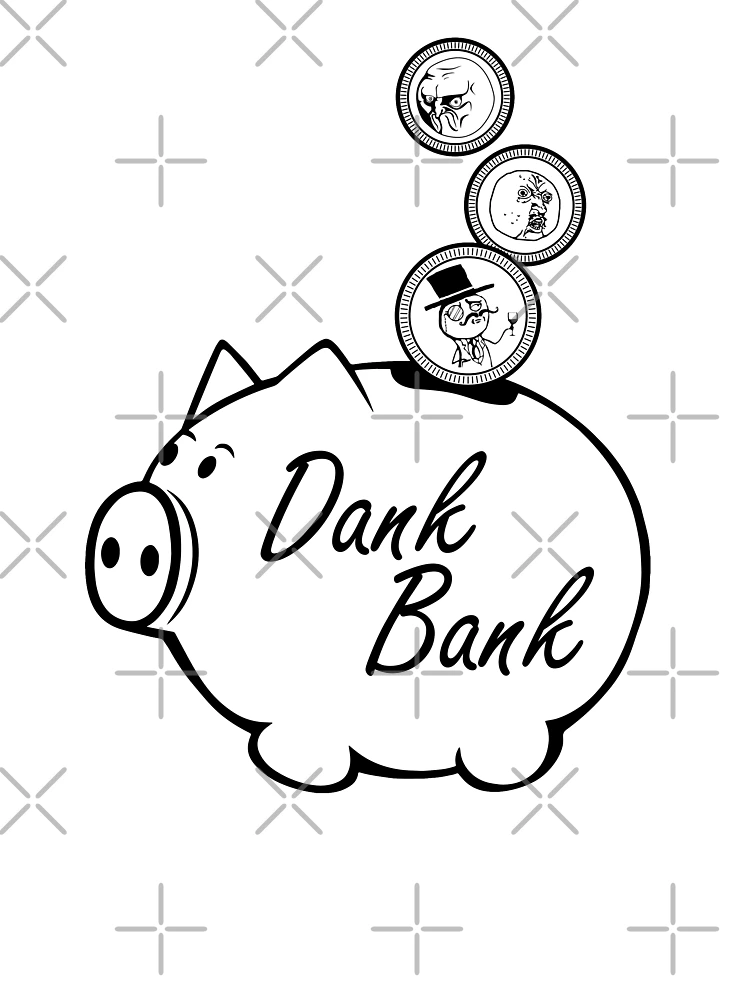 Imagen 7 de 7, Camiseta oversize con la obra Dank Bank [Roufxis-Rb], diseñada y vendida por RoufXis.