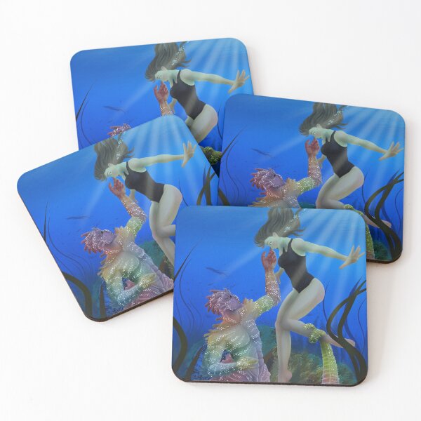 Item preview, Meeting the Seataur, A twist on mermaids with Seahorses designed and sold by donabelle.