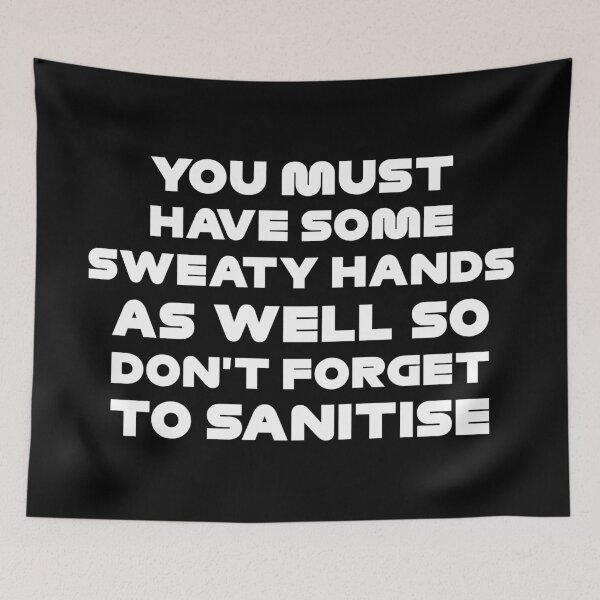 Item preview, Don't Forget To Sanitise (White) - Funny Ver. Radio designed and sold by FilipeFerreira.