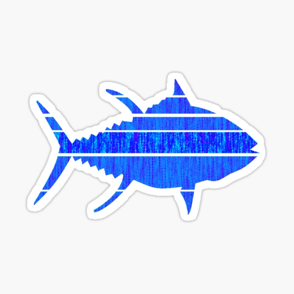 Tuna Sticker for Sale by blueshore