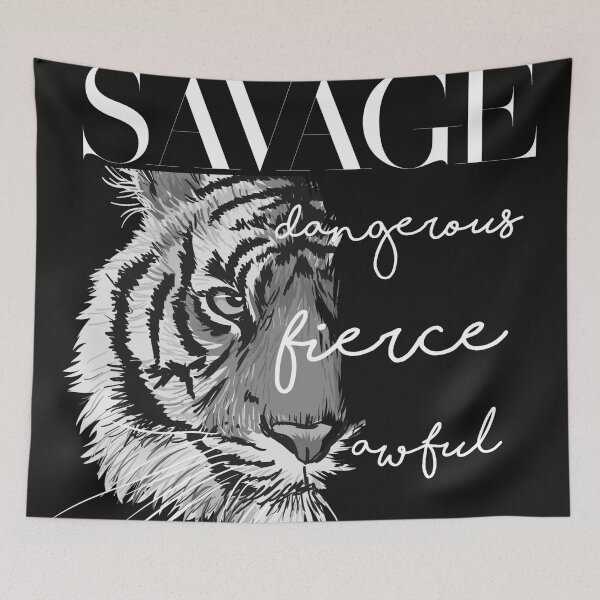 Item preview, savage tiger true nature designed and sold by HighVibes2021.