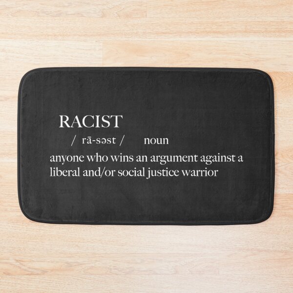 Item preview, Racist Definition - Anti Woke - Funny Conservative Stickers  designed and sold by WeAreRightStore.