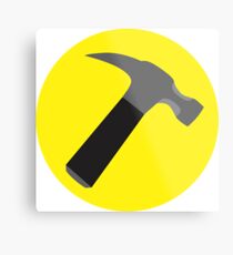 Captain Hammer Metal Print
