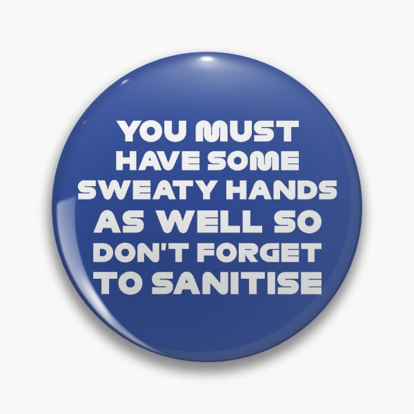 Item preview, Don't Forget To Sanitise (Blue BG) - Funny Ver. Radio designed and sold by FilipeFerreira.