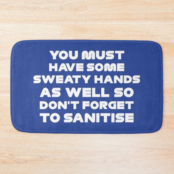 Item preview, Don't Forget To Sanitise (Blue BG) - Funny Ver. Radio designed and sold by FilipeFerreira.