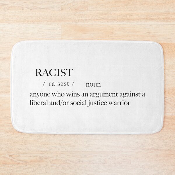 Item preview, Racist Definition - Anti Woke - Funny Conservative Stickers  designed and sold by WeAreRightStore.