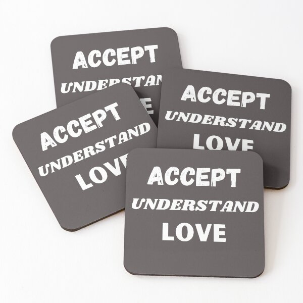 Item preview, Accept, Understand and Love designed and sold by Lorify.