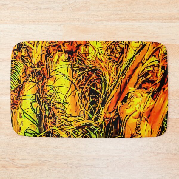 Item preview, Palm Peeling Bark Sunset Orange designed and sold by Designs By YL.