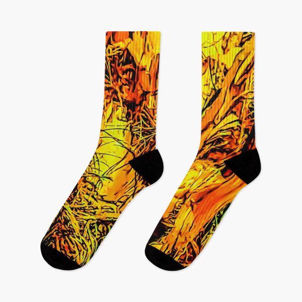 Item preview, Palm Peeling Bark Sunset Orange designed and sold by Designs By YL.
