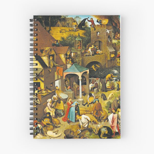 Item preview, The Dutch Proverbs - Pieter Brueghel the Elder designed and sold by brushandframes.