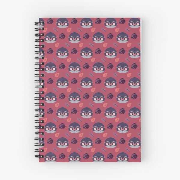 Item preview, Purple and Red Sloth Pattern - Bolivianita Art - Graciela Mendez designed and sold by Graciela Mendez.