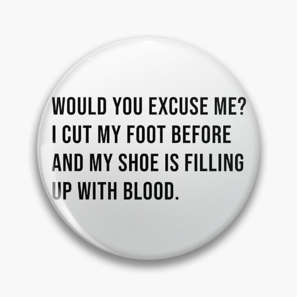 Item preview, My shoe is filling up with blood designed and sold by RadicalAM.