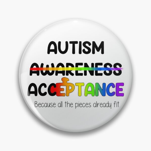 Item preview, Autism Acceptance — All The Pieces Fit — Black designed and sold by AutisticBird.