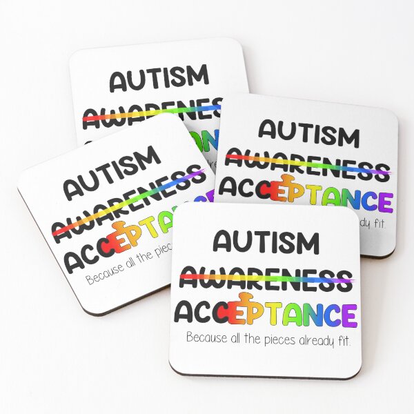 Item preview, Autism Acceptance — All The Pieces Fit — Black designed and sold by AutisticBird.