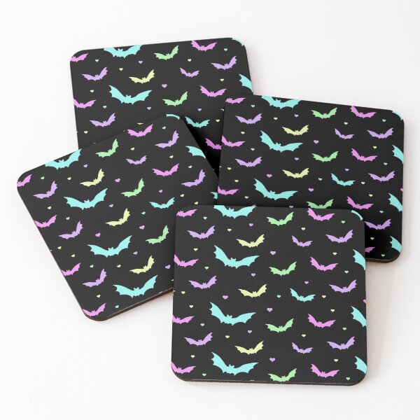 Item preview, Creepy Cute Pastel Bats Kawaii Print designed and sold by Alternatots.