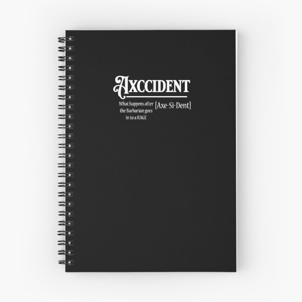 Item preview, Axccident - its a Barbarian thing designed and sold by ThornlessRose.