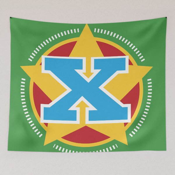 Item preview, Superhero Letter X. Star and stripes designed and sold by mgulin.