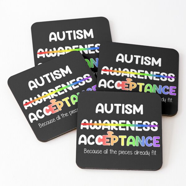 Item preview, Autism Acceptance — All The Pieces Fit — White designed and sold by AutisticBird.