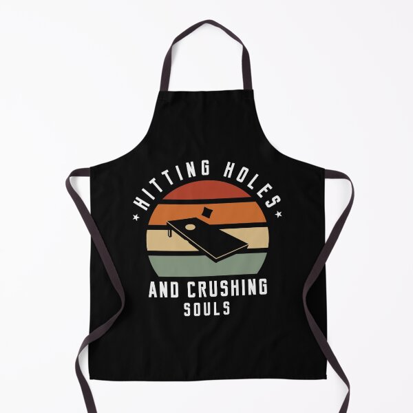 Item preview, Hitting Holes And Crushing Souls - Cornhole designed and sold by THaDesign.