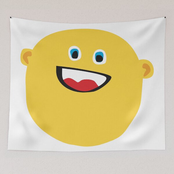 Item preview, A Big Happy Smiley Face - Children's Emoji designed and sold by iscaStudioArt.