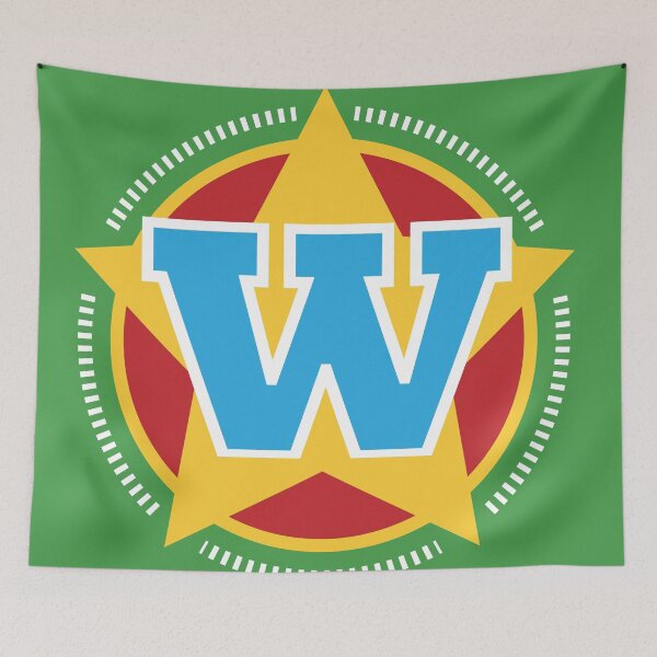 Item preview, Superhero Letter W. Star and stripes designed and sold by mgulin.
