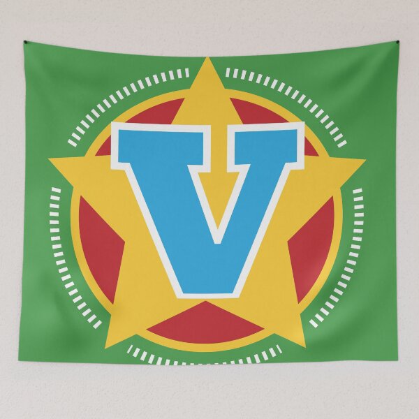 Item preview, Superhero Letter V. Star and stripes designed and sold by mgulin.