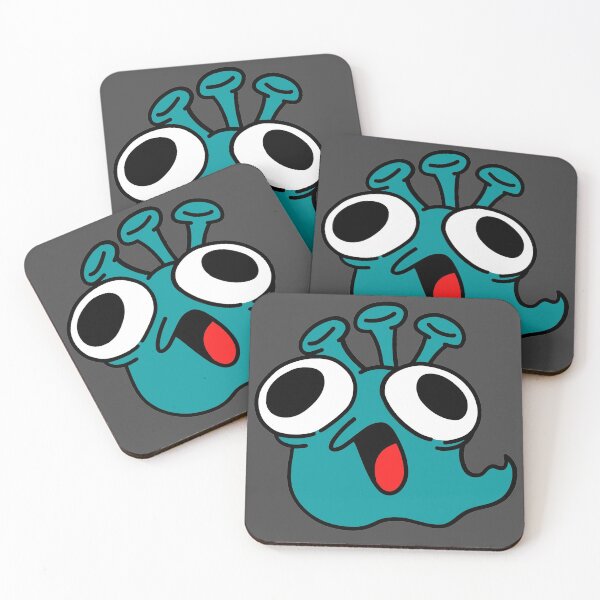 Item preview, Terry The Teal Happy Monster designed and sold by monsterino.