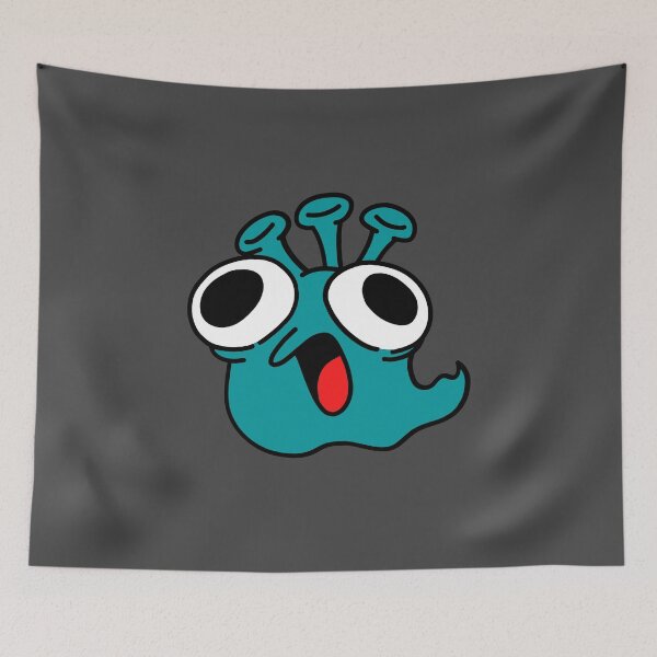 Item preview, Terry The Teal Happy Monster designed and sold by monsterino.